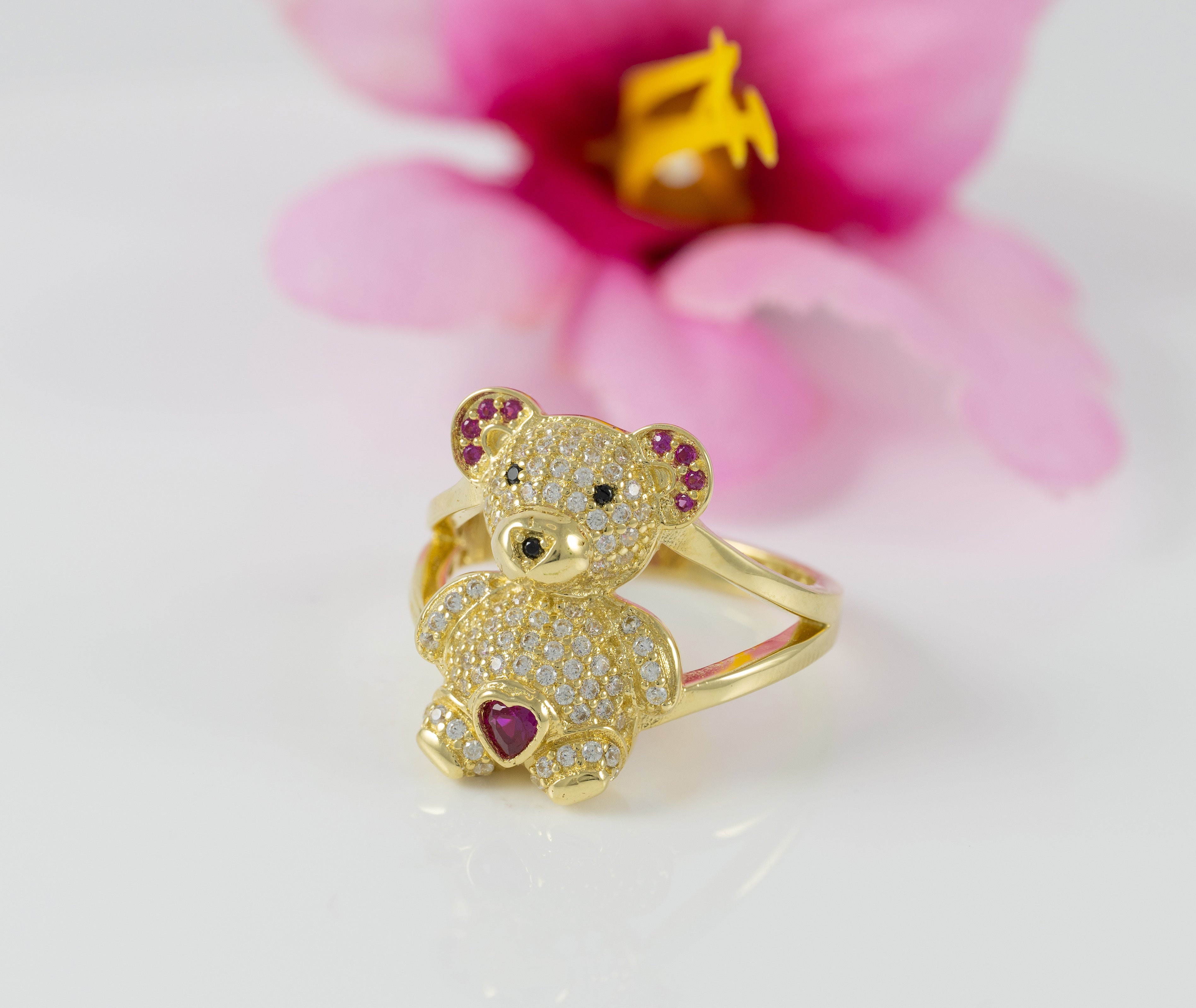 Anillo Oso en oro 18k 750