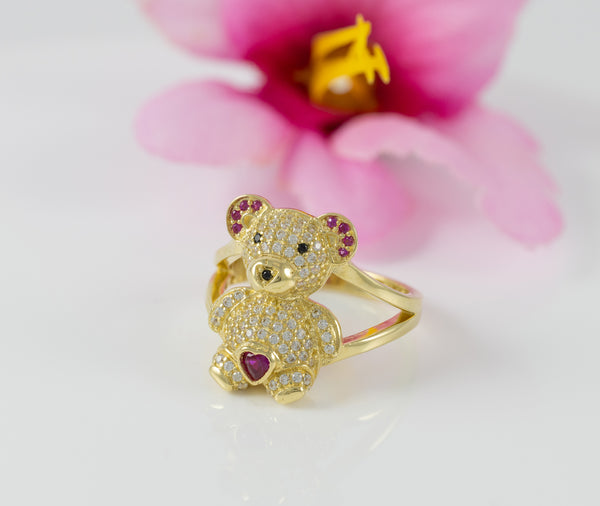 Anillo Oso en oro 18k 750