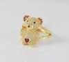 Anillo Oso en oro 18k 750