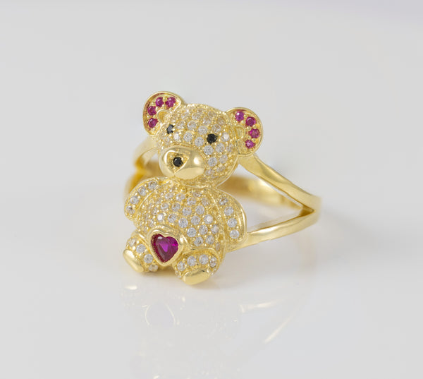 Anillo Oso en oro 18k 750