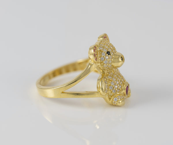 Anillo Oso en oro 18k 750