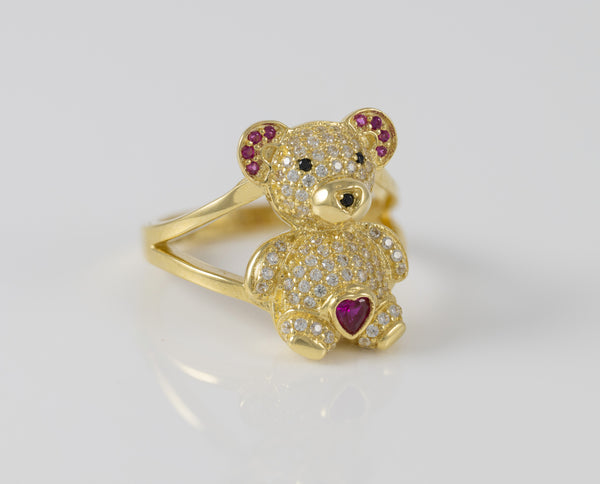 Anillo Oso en oro 18k 750