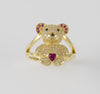 Anillo Oso en oro 18k 750
