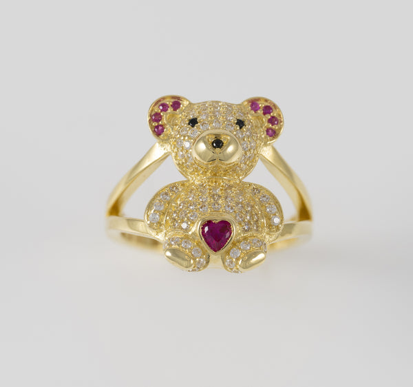 Anillo Oso en oro 18k 750