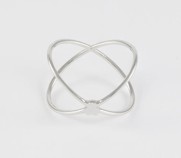 Anillo Tous Diamonds en oro blanco 18k con diamantes