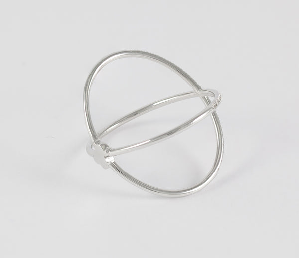 Anillo Tous Diamonds en oro blanco 18k con diamantes