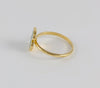 Anillo Tous en oro amarillo 18k y esmalte verde