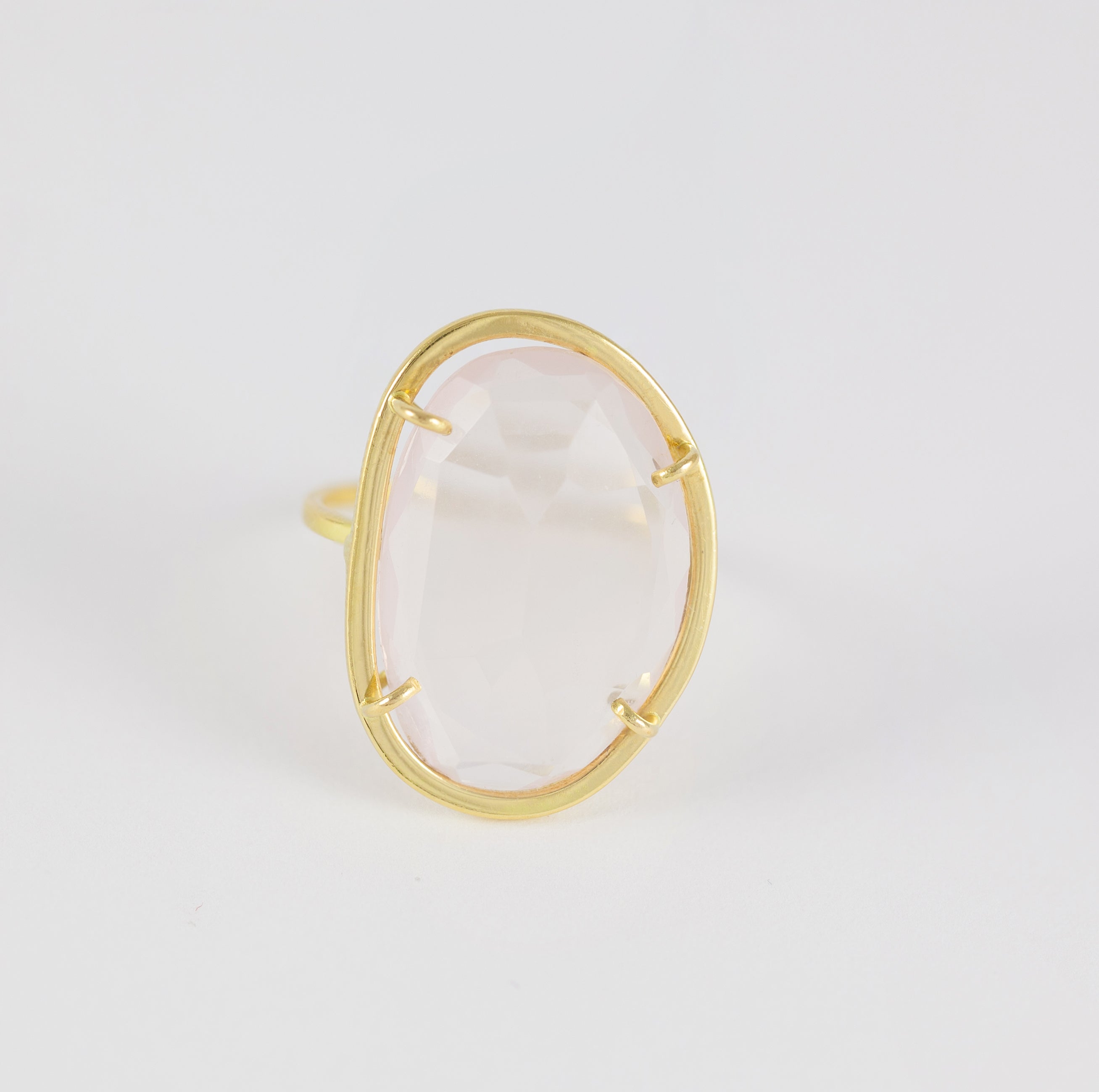 Anillo Tous Dinah en oro amarillo de 18k y ópalo rosa
