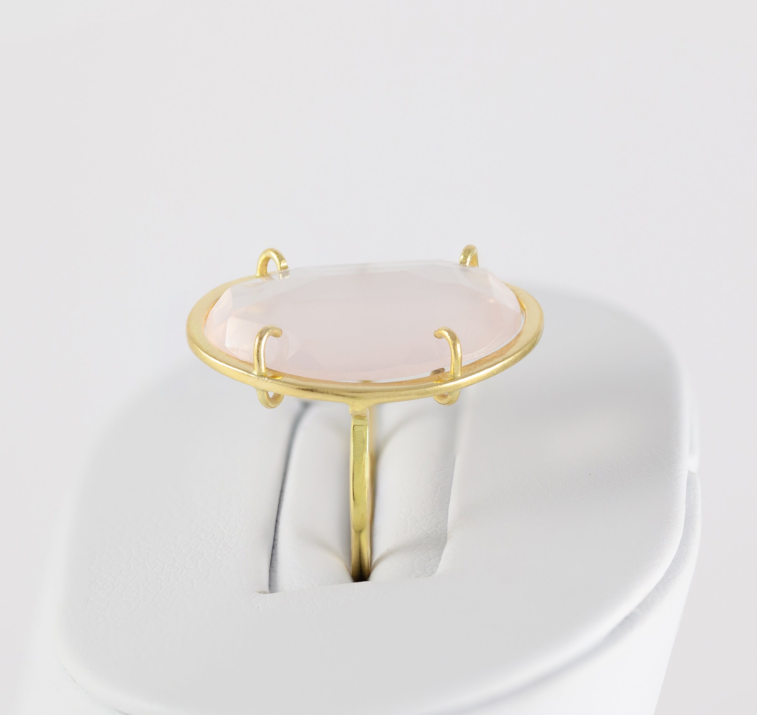 Anillo Tous Dinah en oro amarillo de 18k y ópalo rosa