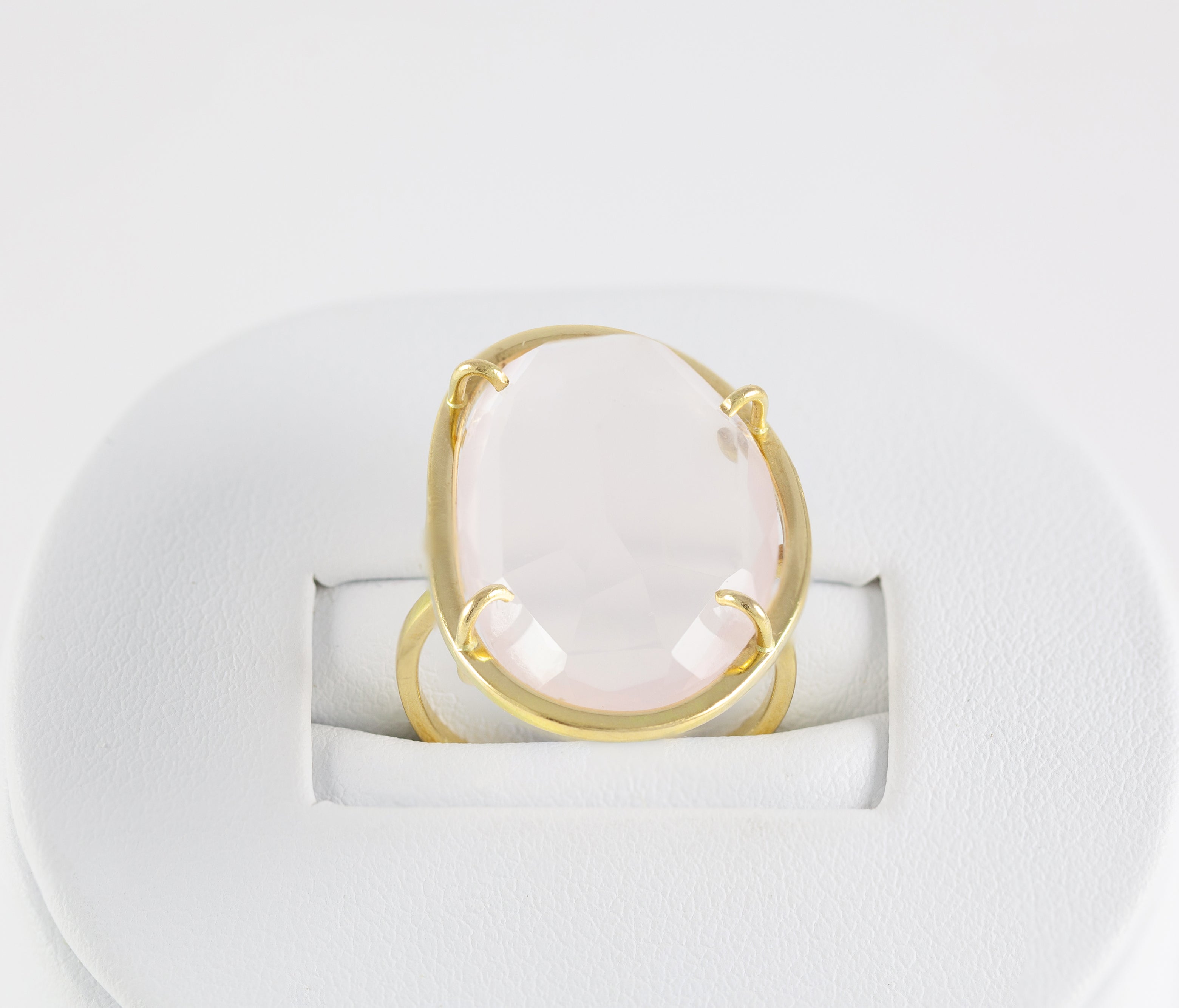 Anillo Tous Dinah en oro amarillo de 18k y ópalo rosa