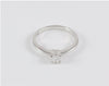 Anillo Tous en oro blanco 18k con brillante 0.25 ct
