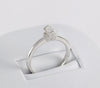 Anillo Tous en oro blanco 18k con brillante 0.25 ct