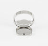 Anillo Tous en acero y esmalte