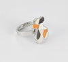 Anillo Tous en acero y esmalte