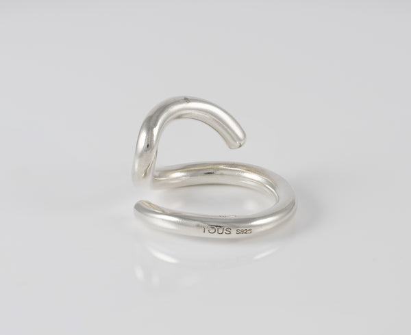 Anillo abierto Tous de plata 925 Bent