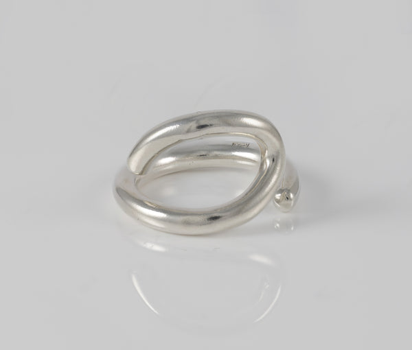 Anillo abierto Tous de plata 925 Bent