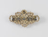 Broche antiguo en plata dorada con diamantes 1.8 ct
