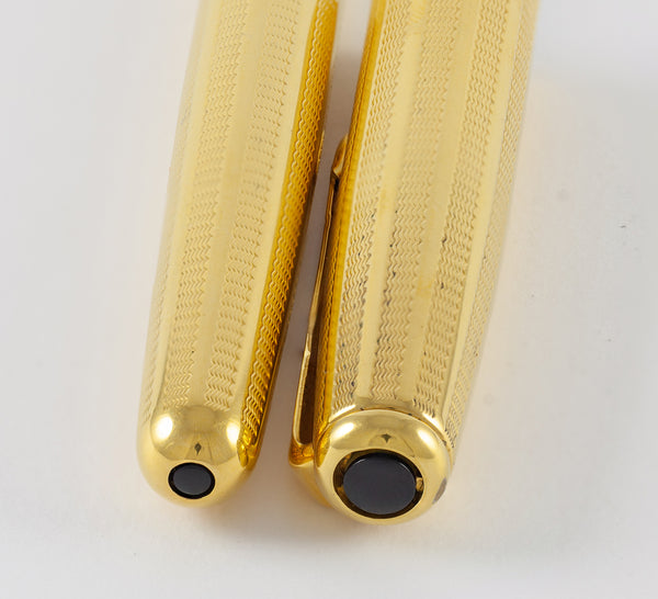 Parker Sonnet Gold Plated Fountain Pen 14k Gold Nib