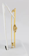 Broche antiguo en oro amarillo 18k y brillantes