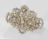 Broche antiguo en plata dorada con diamantes 1.8 ct