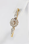 Broche antiguo en oro 18k con brillantes - Mayka Jewels