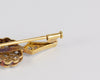 Broche antiguo en oro 18k con brillantes - Mayka Jewels