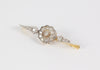 Broche antiguo en oro 18k con brillantes - Mayka Jewels