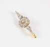 Broche antiguo en oro 18k con brillantes - Mayka Jewels