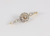 Broche antiguo en oro 18k con brillantes - Mayka Jewels