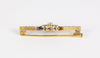 Broche antiguo en oro 18k con brillantes - Mayka Jewels