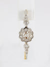 Broche antiguo en oro 18k con brillantes - Mayka Jewels