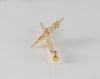 Broche Sporting Gijón en oro amarillo 18k esmaltado