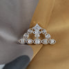 Broche en oro blanco y amarillo 18k con diamantes