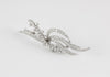 Broche en oro blanco 18k con brillantes 1.58 ct