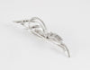 Broche en oro blanco 18k con brillantes 1.58 ct