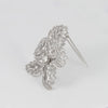 Broche antiguo en oro blanco 18k y diamantes 5.58 ct