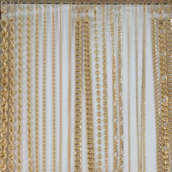 Cadena calabrote oro 18k 750 60cm