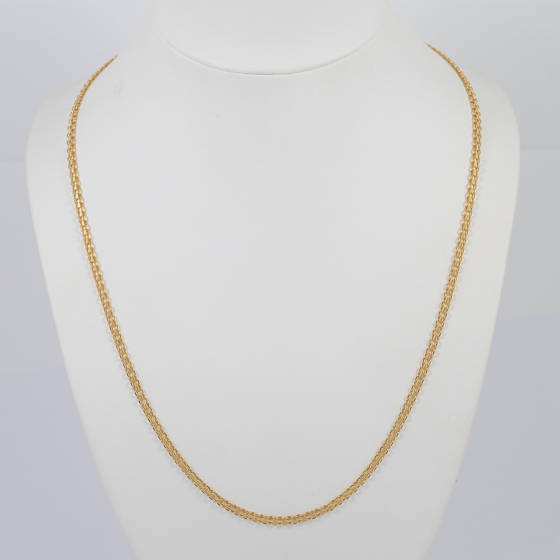 Cadena bismark oro 18k 750 60cm