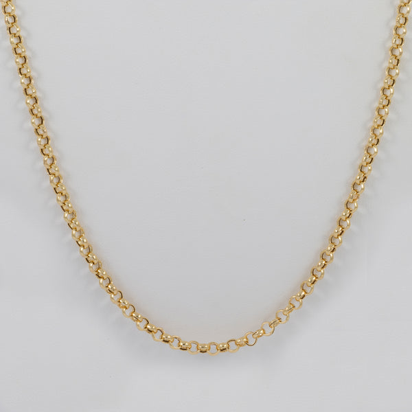 Cadena rolo oro 18k 750 60cm