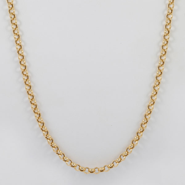 Cadena rolo oro 18k 750 60cm