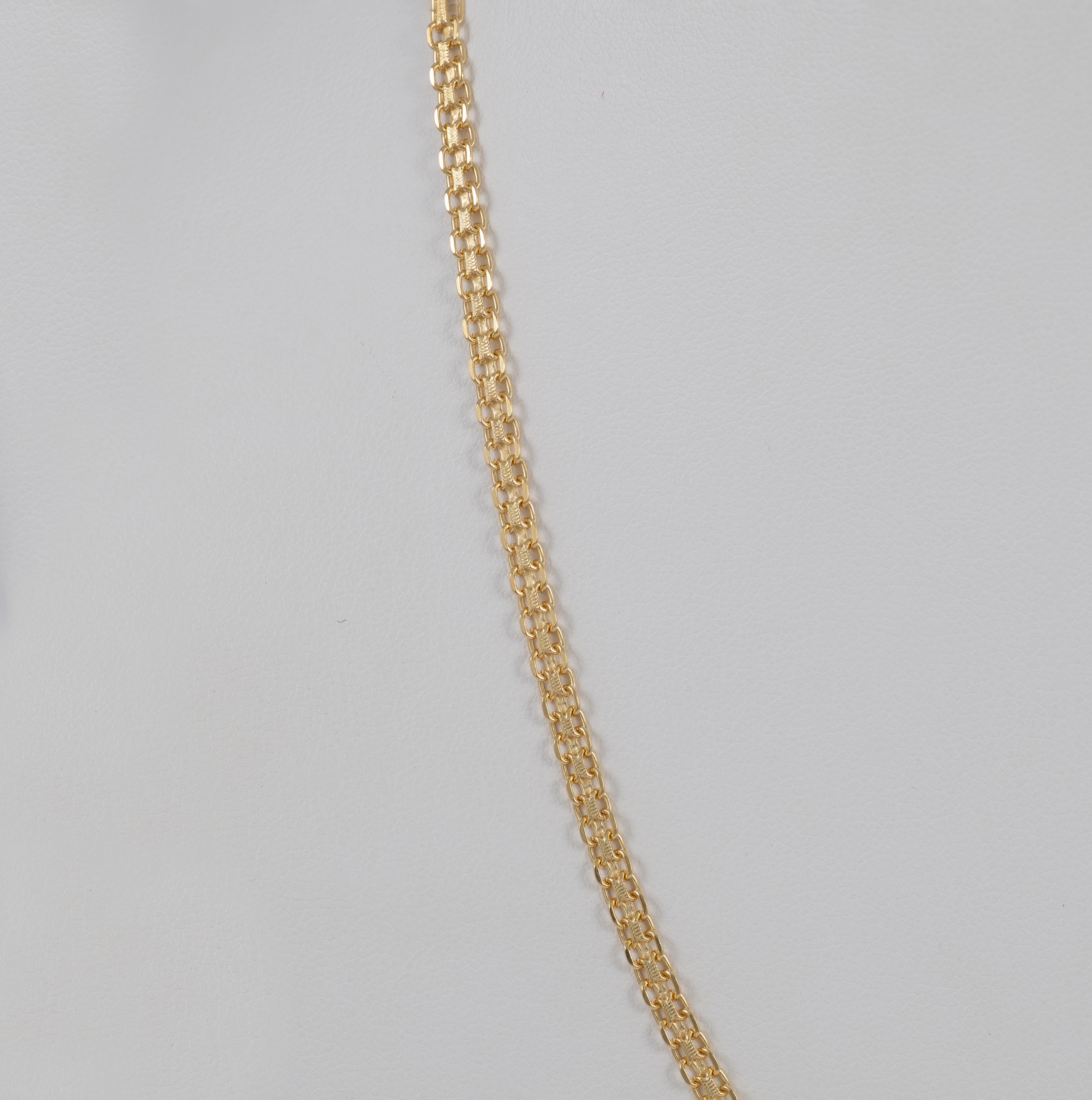 Cadena bismark oro 18k 750 50cm