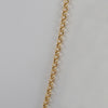 Cadena rolo oro 18k 750 60cm
