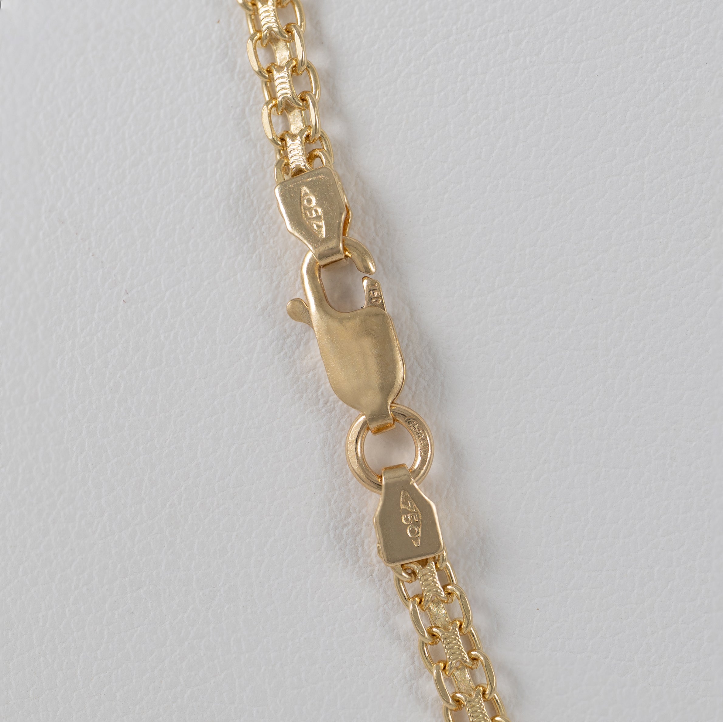 Cadena bismark oro 18k 750 60cm