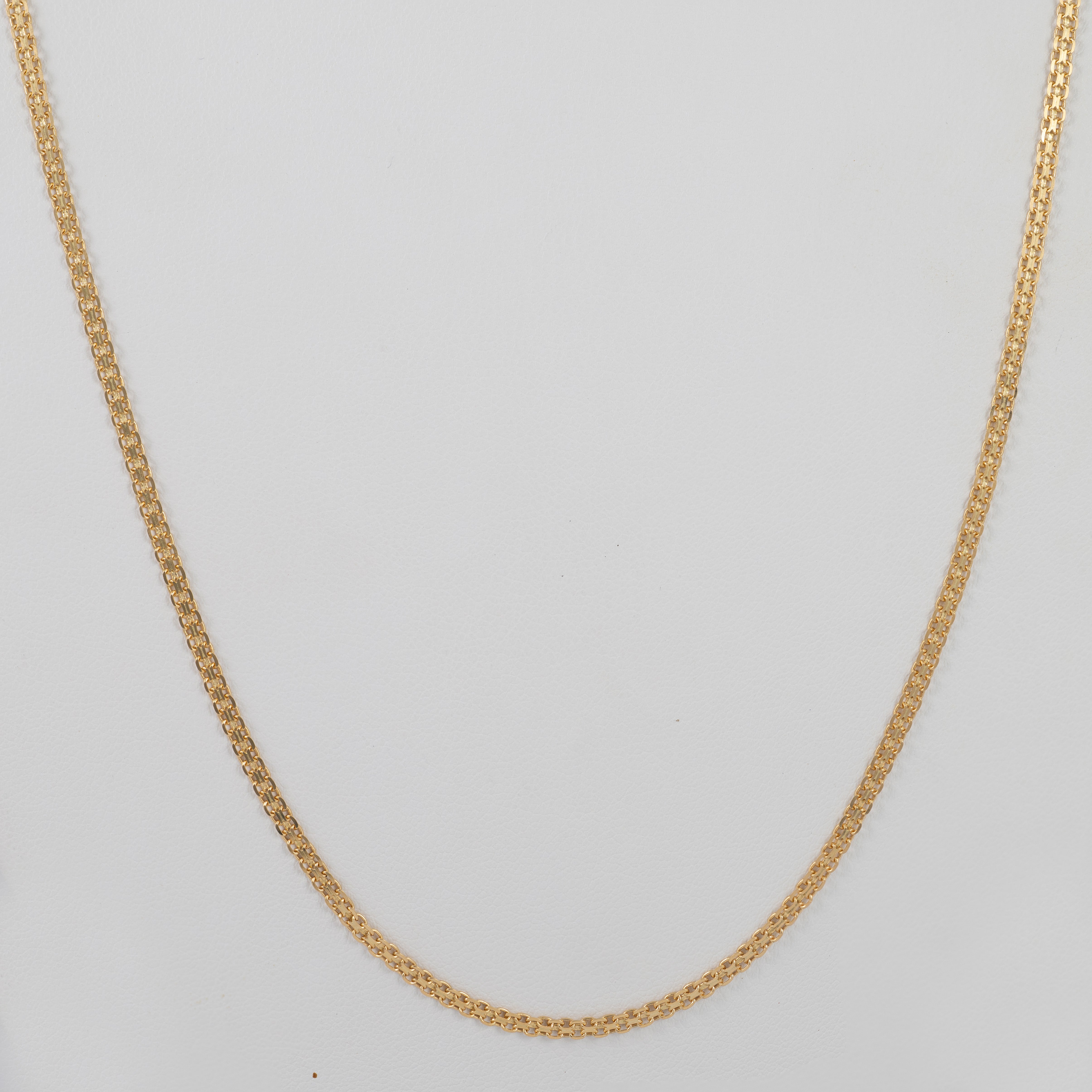 Cadena bismark oro 18k 750 60cm