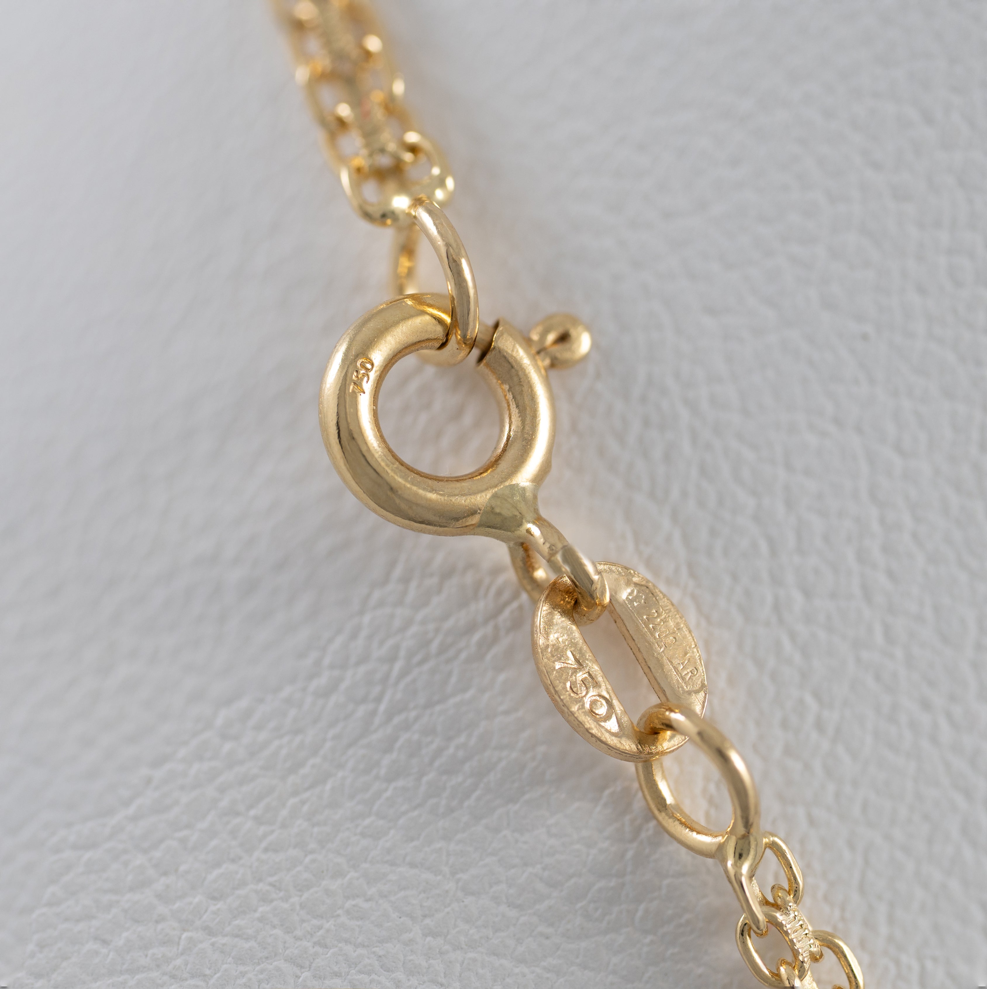 Cadena bismark oro 18k 750 50cm