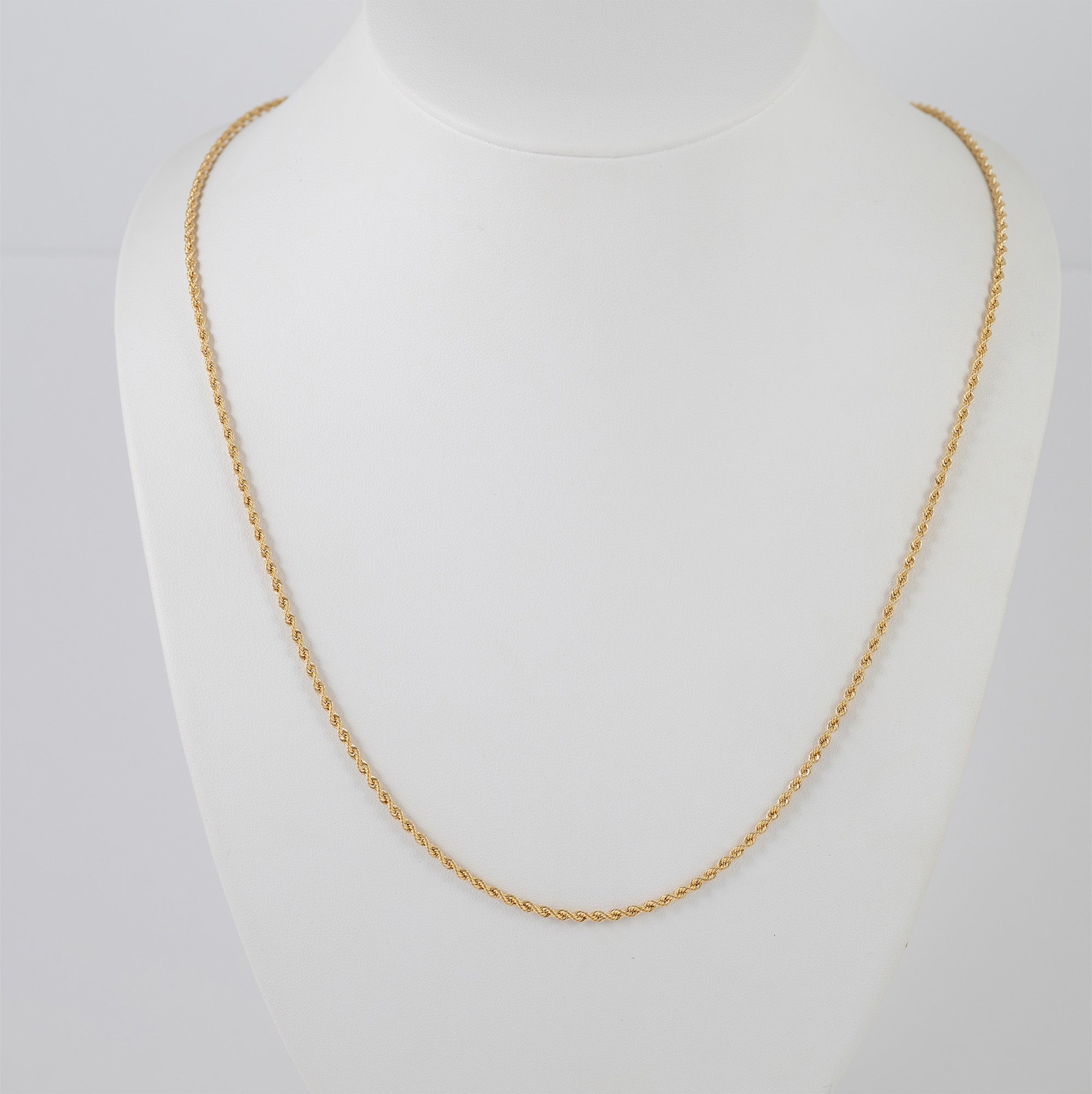 Cadena cordón oro 18k 750 60cm