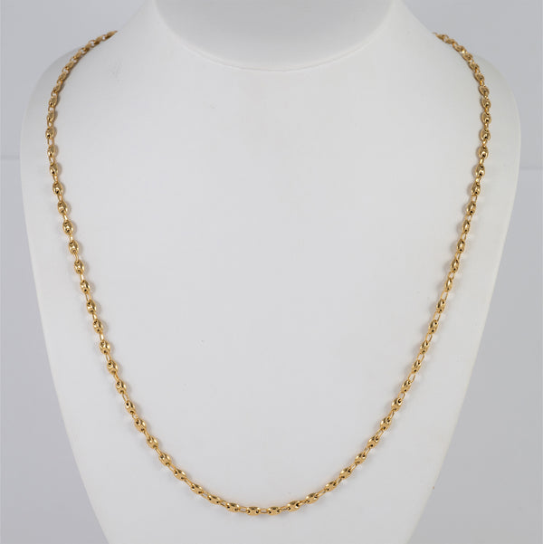 Cadena calabrote oro 18k 750 60cm