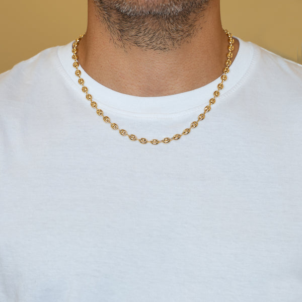 Cadena calabrote oro 18k 750 50cm