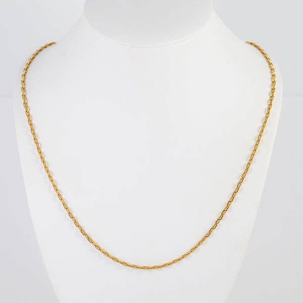 Cadena de oro 18k 750 60cm