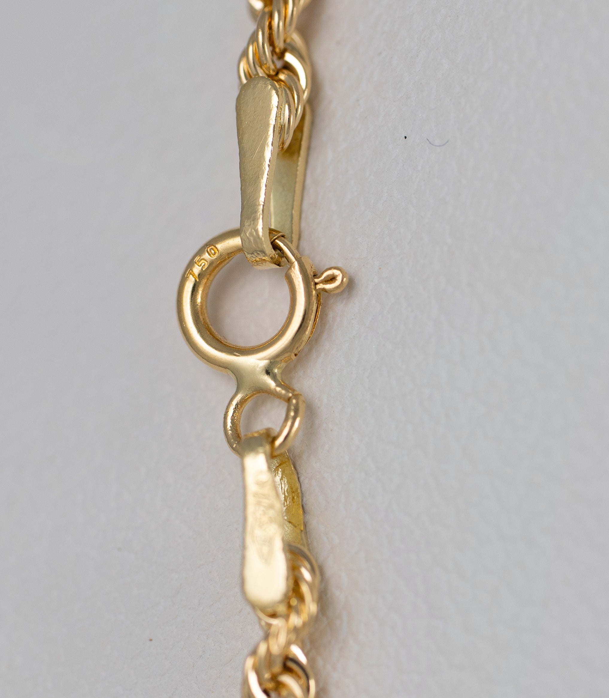 Cadena cordón oro 18k 750 50cm